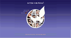 Desktop Screenshot of activeforpeace.org